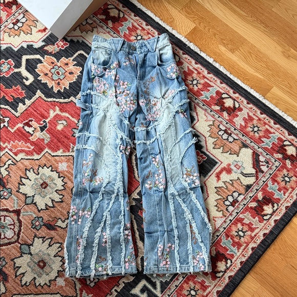 bad son Denim - Badson Floral Embroidered Women's Jeans